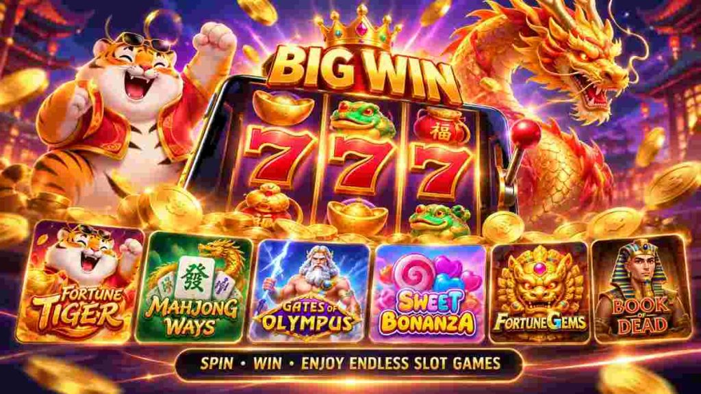 Selection of high RTP online slot games available on ABC77